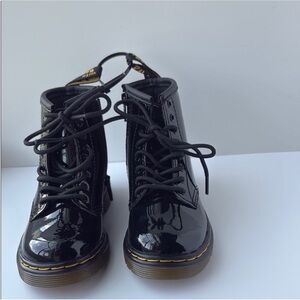 Dr Martens Toddler 1460 Patent Leather Lace Up Boots